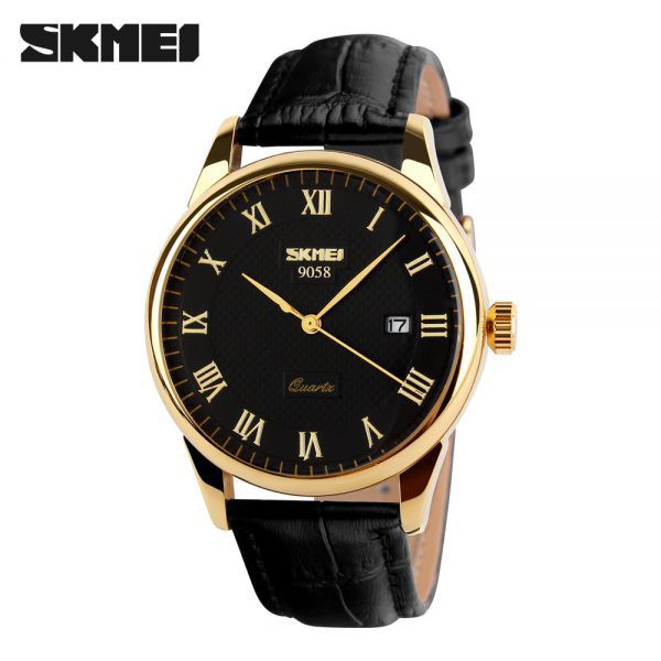 Wow SKMEI Jam Tangan Analog Pria   9058CL Elegan