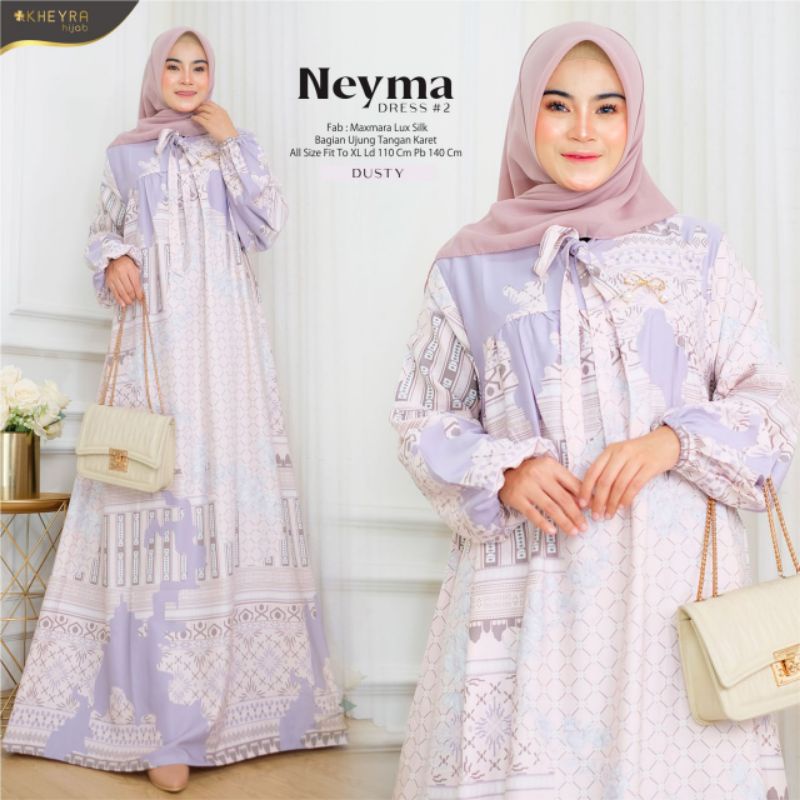 NEYMA | VARLA GAMIS MAXMARA by KHEYRA HIJAB LD 110