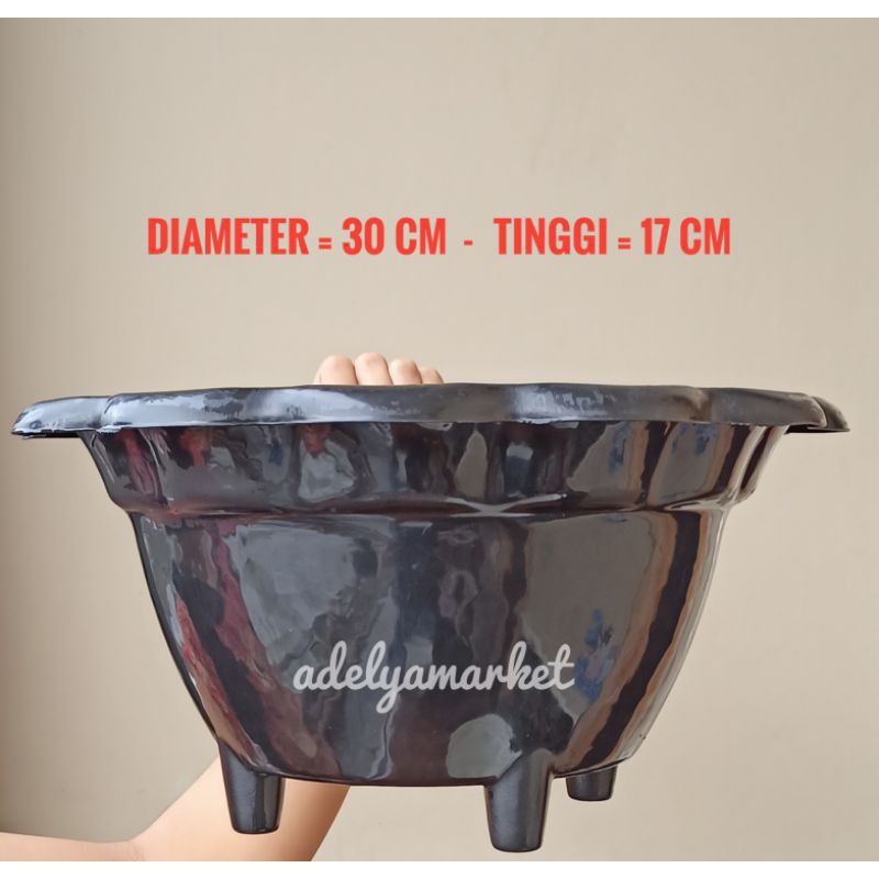 3 pc Pot kaki 30 Besar / pot matahari Besar