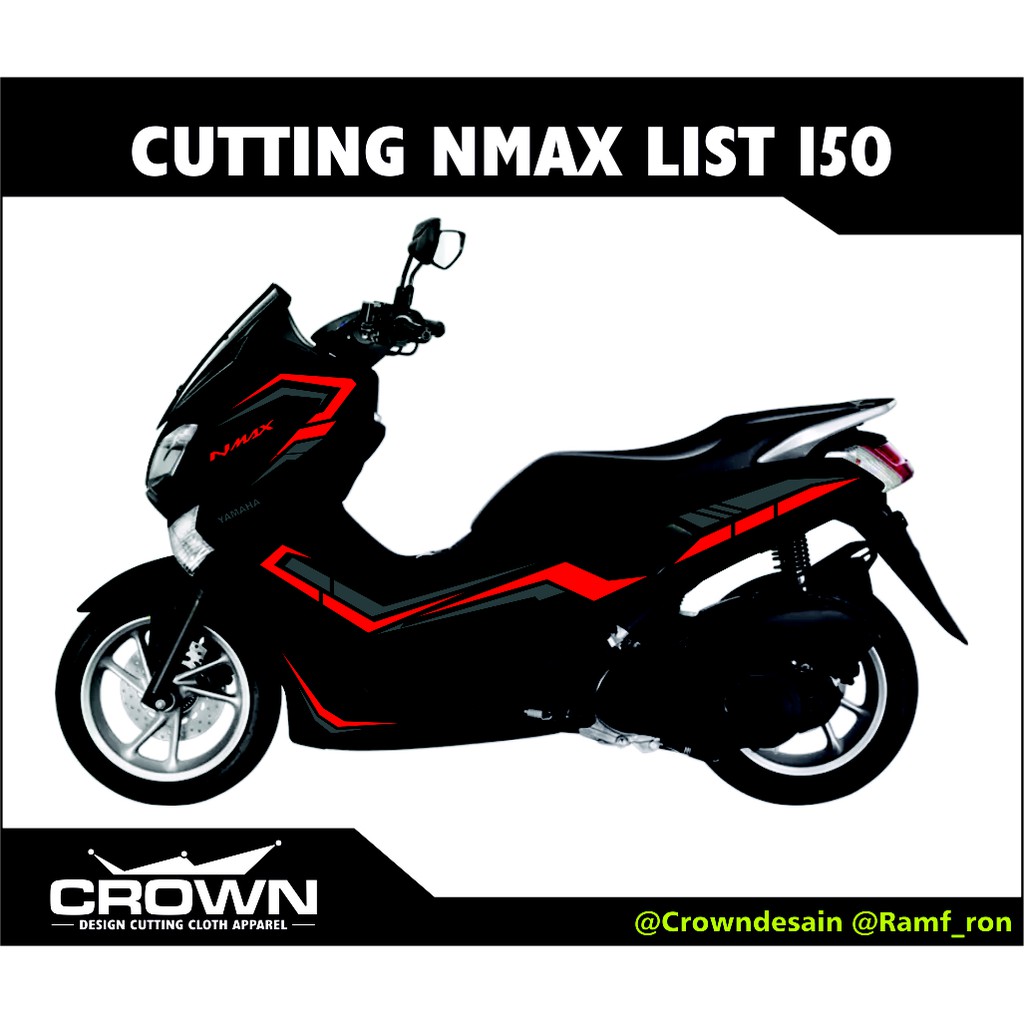 DESAIN POLA STRIPPING DECAL CUTTING STIKER Siap Cetak Plus File 10gb