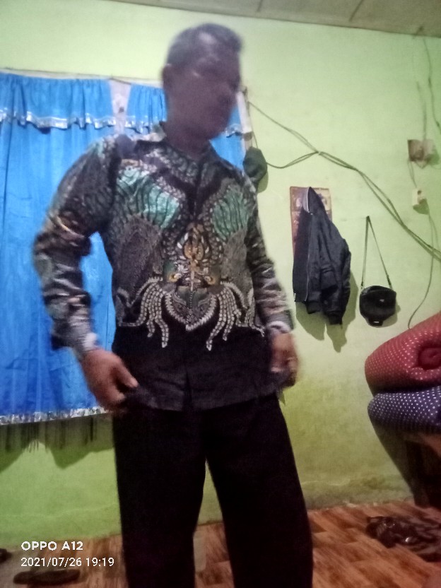 Bisa Pisah Batik Couple Keluarga Sania Ruffle Ori Ndoro Jowi Termurah - Motif Merak Dewa Ijo