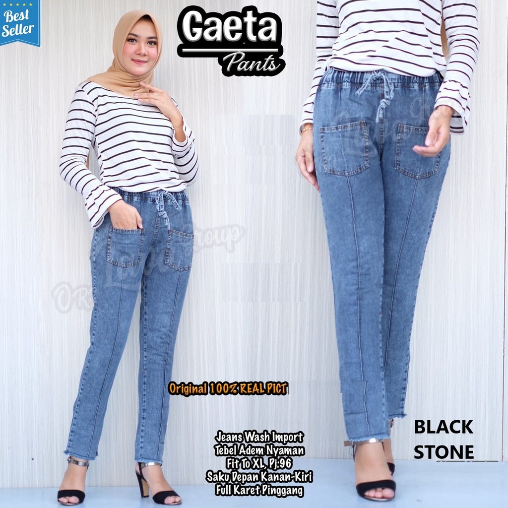 GAETA PANTS BAGGY RAWIS JEANS BR