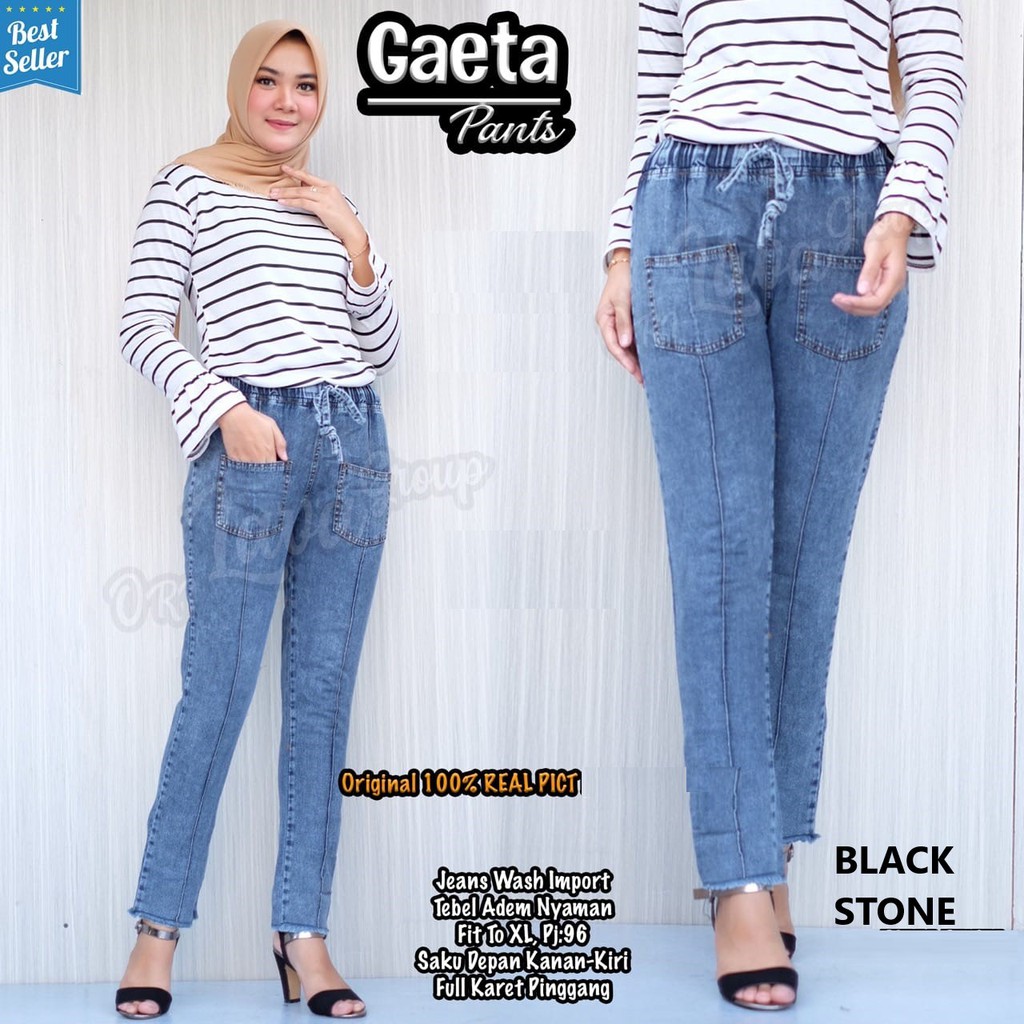 GAETA PANTS BAGGY RAWIS JEANS GBM