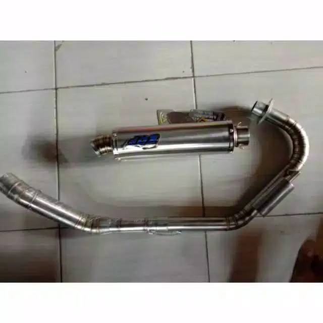 Knalpot DOS Bulat Megapro CB Tiger Verza GL Bom Samping
