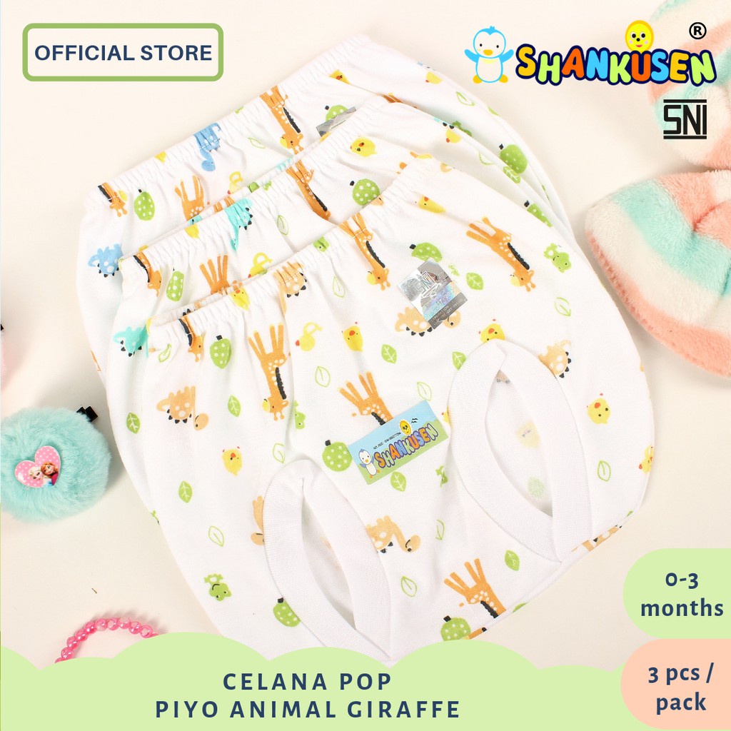 12 Pcs Celana Pop Shankusen Bayi Baru Lahir | Pendek Shankhusen Sankhusen Baby New Born | Sguna Lusinan Grosir