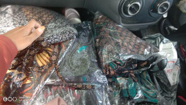 Maura Couple - Sania Ruffle Batik Couple Ori Ndoro Jowi Garansi Termurah Shopee - Batik Modern Solo