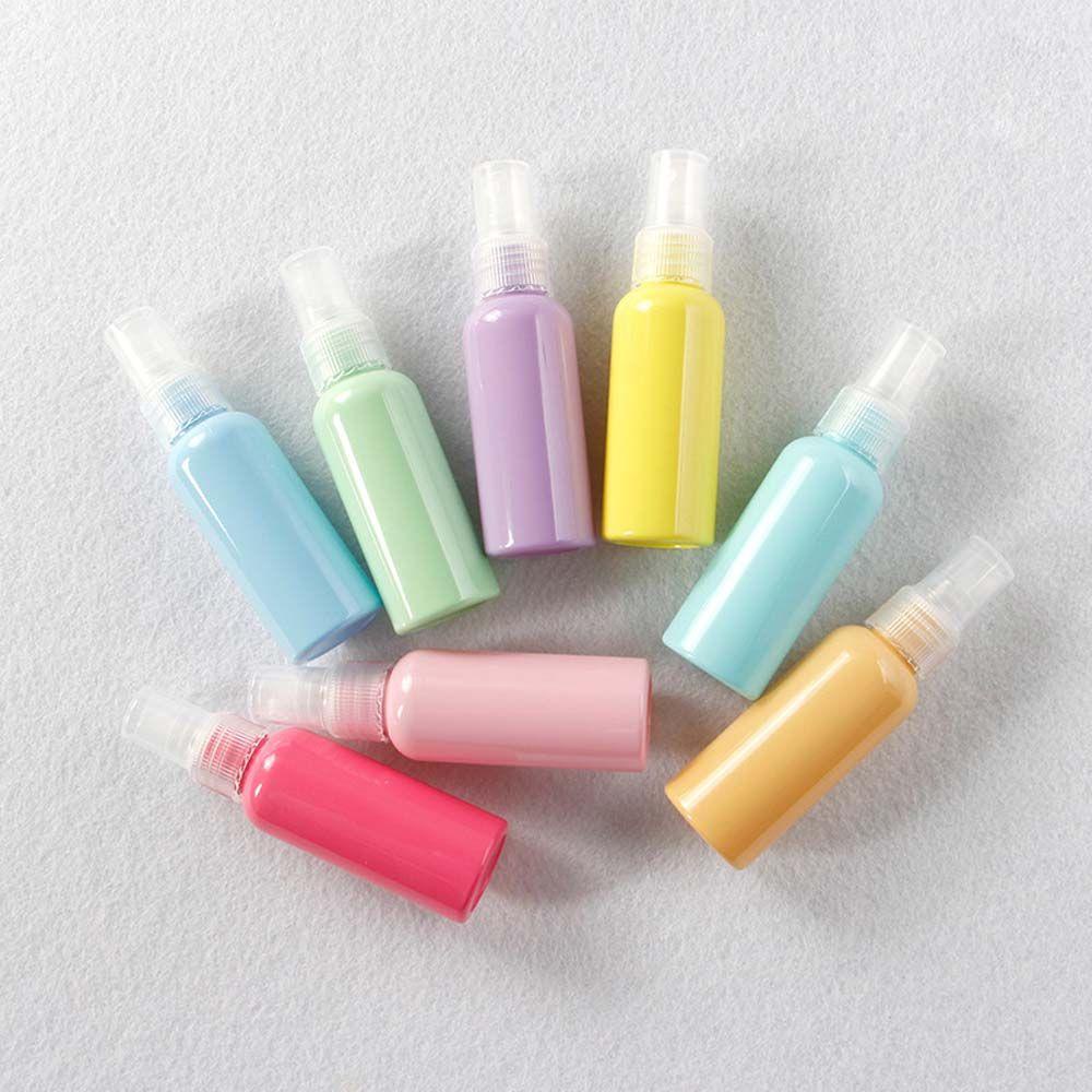 Agustinina Spray Bottle Portable Candy Color Lotion Shampoo Daily Life Botol Parfum