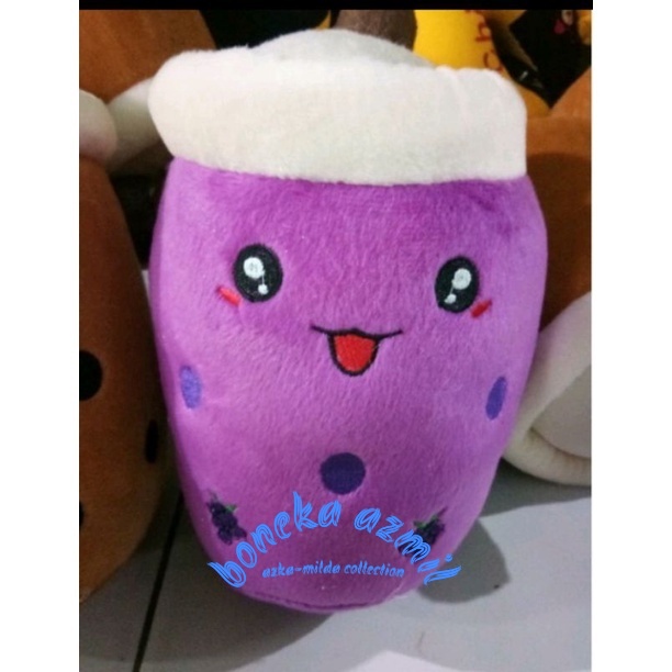 Boneka boba bubble milk tea size m