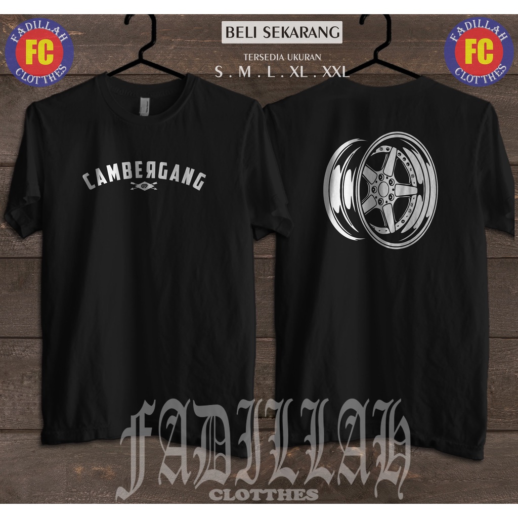Kaos Baju Velg Cambergang Kaos Otomotif