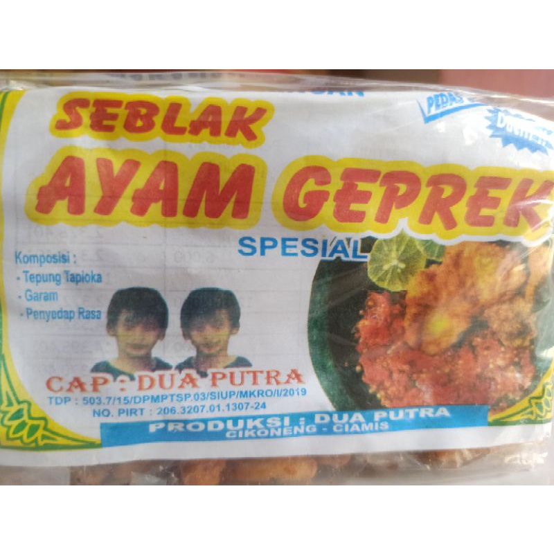 

Seblak Ayam Geprek, isi 20