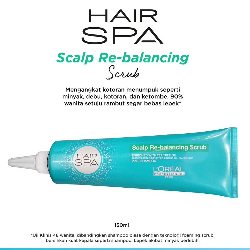 LOREAL HAIR SPA SCALP RE-BALANCING SCRUB 150ML