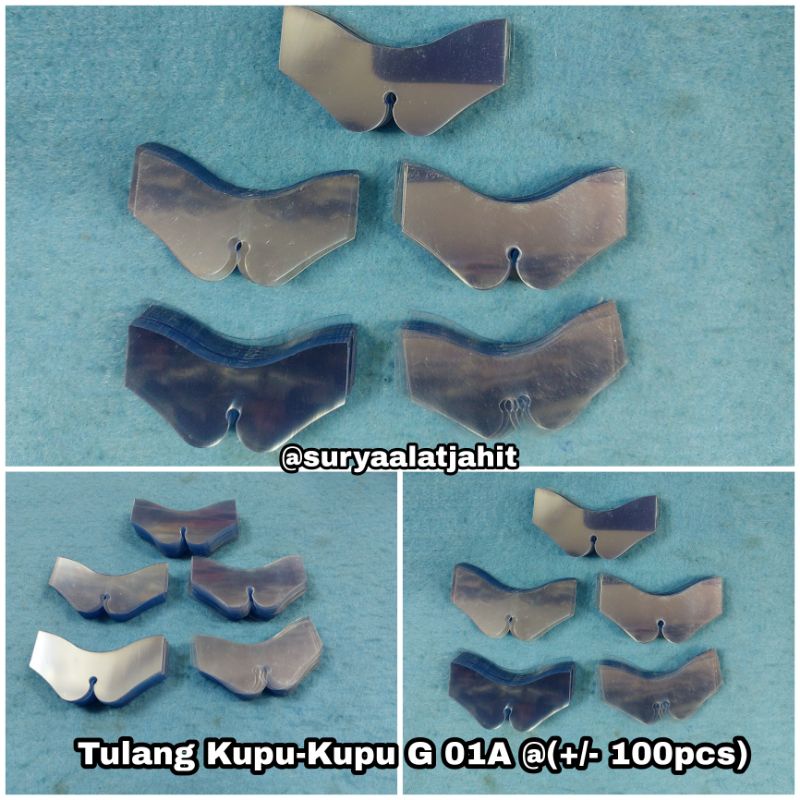 Tulang Kupu-Kupu/Butterfly (G 01) 1ikat@+/-100pcs =rp.6.000/1ikat