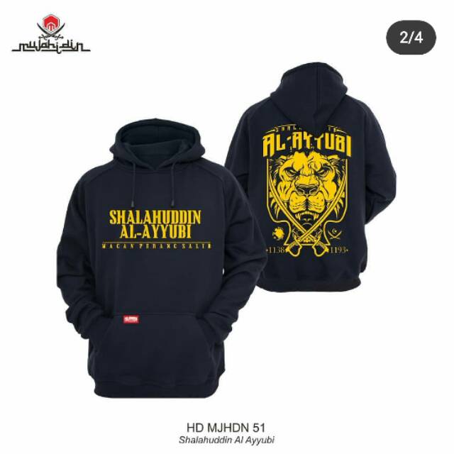 Jaket Shalahuddin Al Ayyubi- Jaket Distro Mujahidin- Jaket Muslim- Distro Muslim- Jaket Dakwah