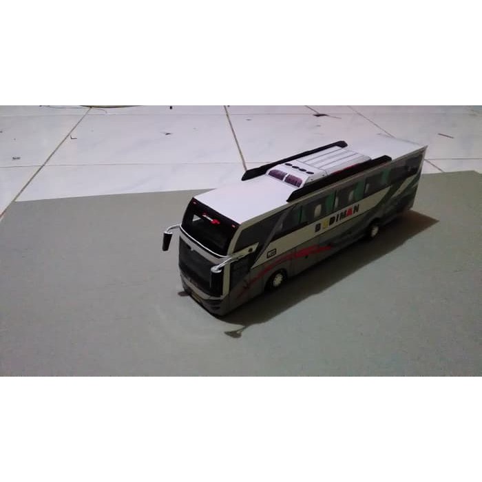 Miniatur Bis Budiman hdd skala 43 mainan grosir BUS BIS READY STOCK