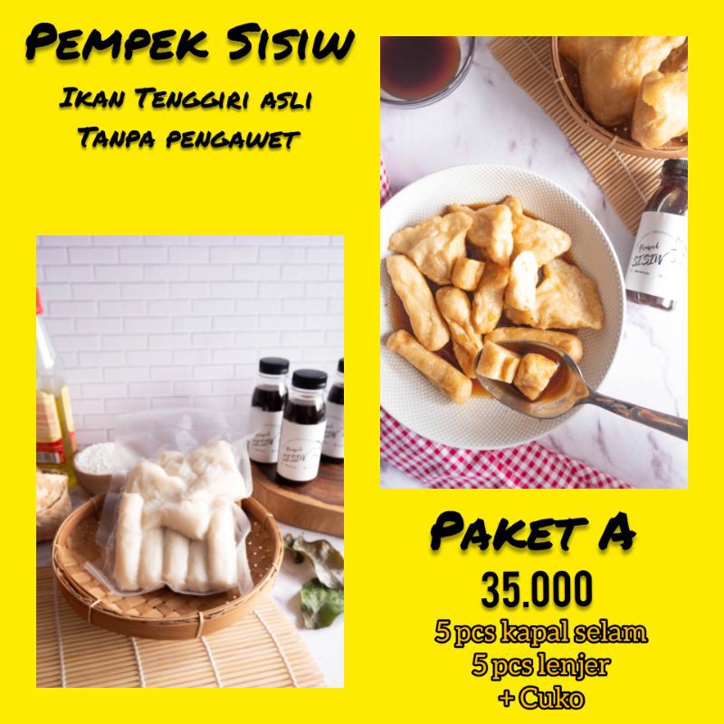 

PEMPEK PAKET A Asli ikan tenggiri Tanpa MSG♥️ HALAL
