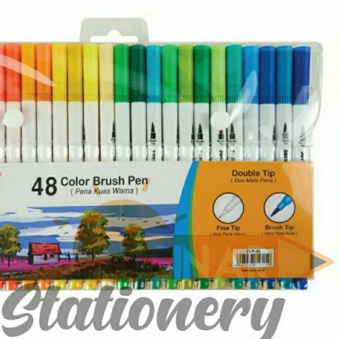 ------] Spidol 48 colour brush pen clp-40 joyko