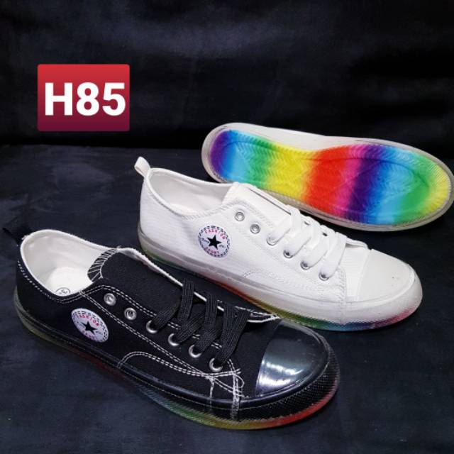 Sepatu OlahRaga Wanita Sol Pelangi Model Converse / Sepatu Converse Wanita