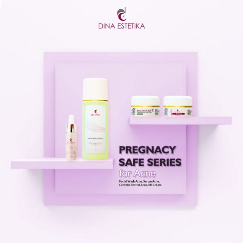 Pregnancy safe series paket skincare whitening ibu hamil khusus acne dina estetika