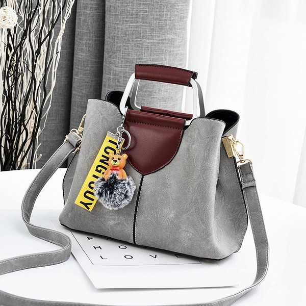 FEC7728 Gray / Green / Red / RoseRed Tas Wanita