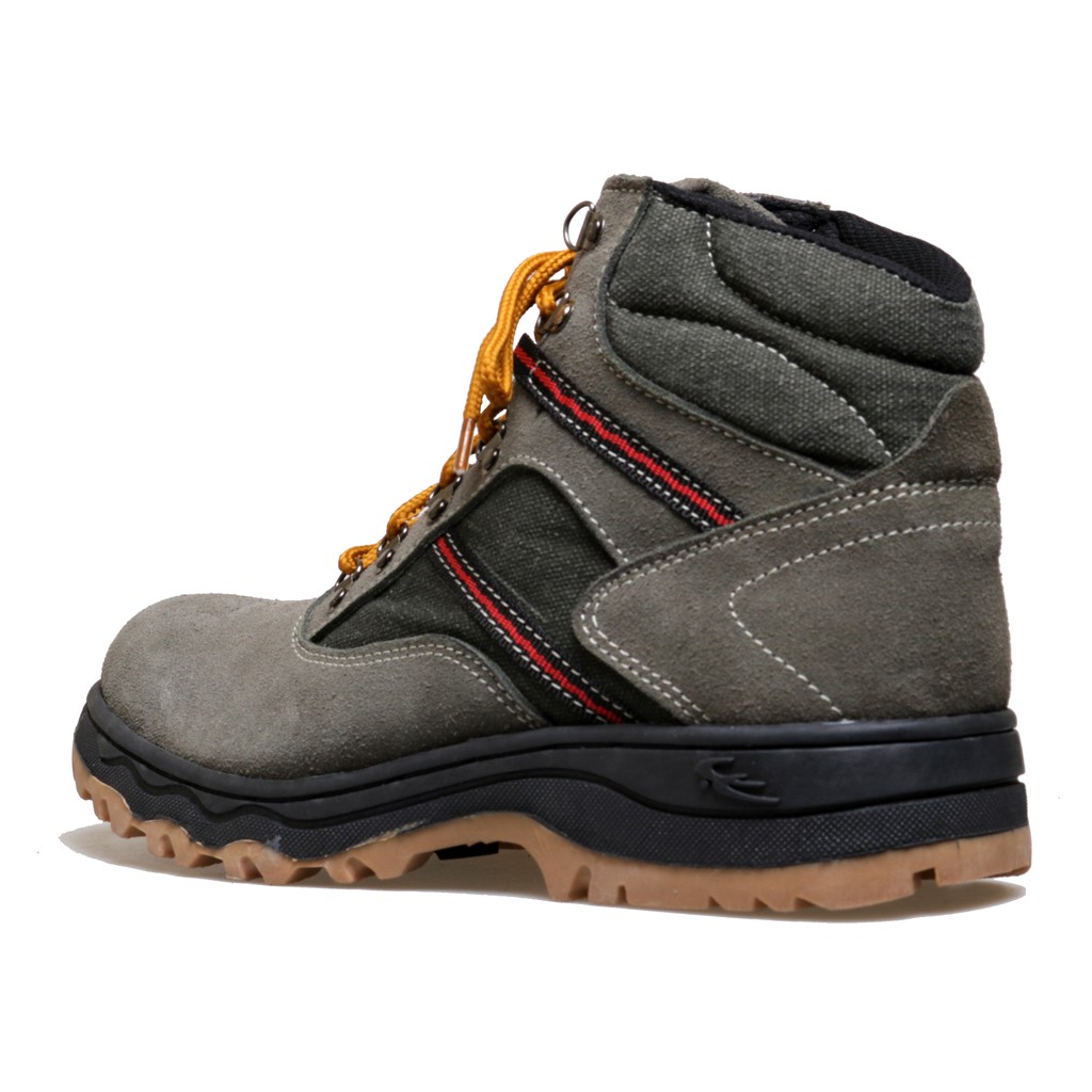 sepatu boots pria klasik gunung hikking boot army sude kulit BM02