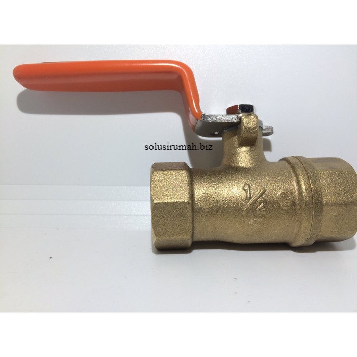 Ballvalve 1/2&quot; Kuningan 1/2 inch engkol stop kran stopkran ball valve