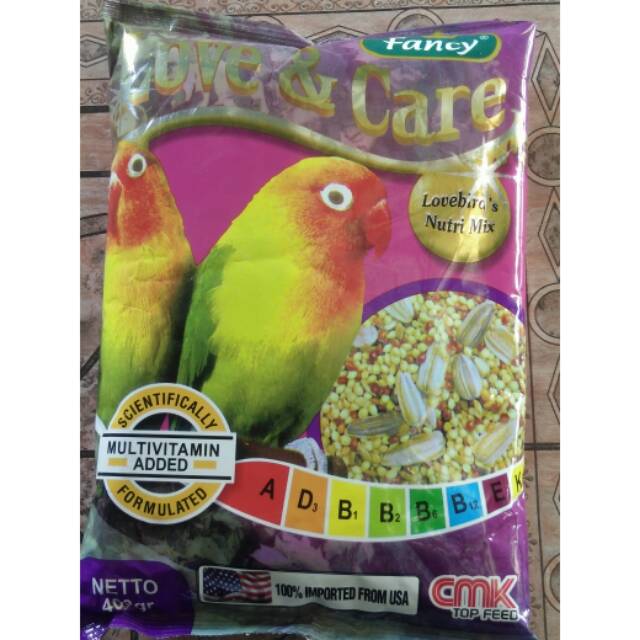 

l o v e. & care. lovebira's nutri mix