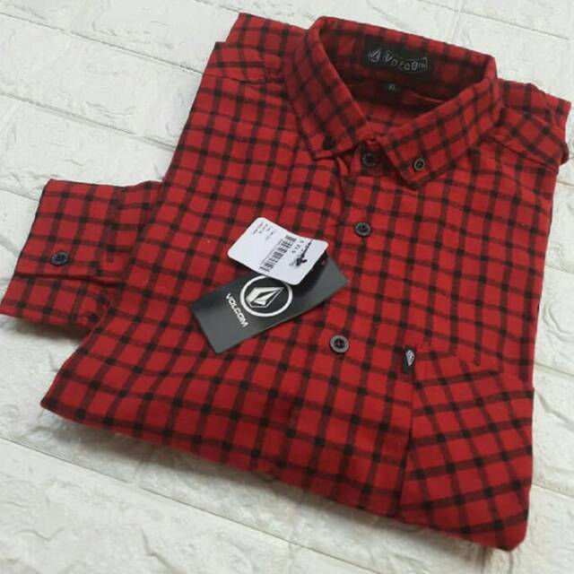 KEMEJA VOLCOM LENGAN PANJANG PREMIUM