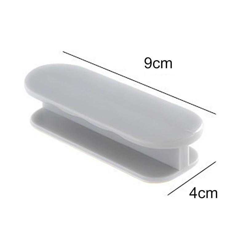 2 Pcs Punch-free Plastic Self Adhesive Window Cabinet Handles / Door Wardrobe Drawer Toilet Handles