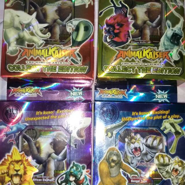 Kartu animal kaiser seri gold