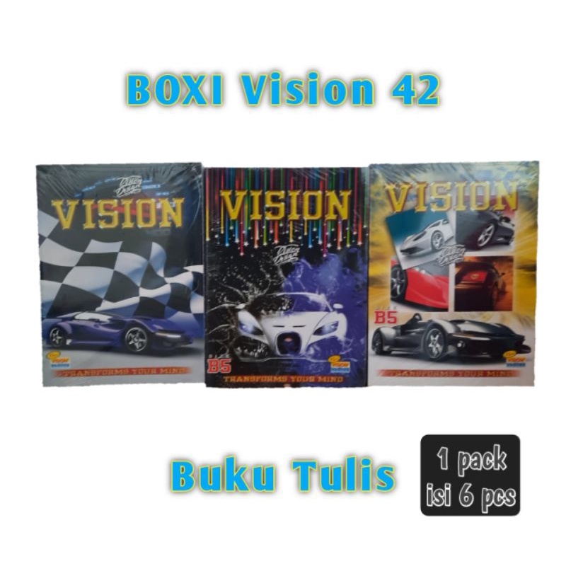 

BUKU TULIS BOXI VISION 42 LEMBAR