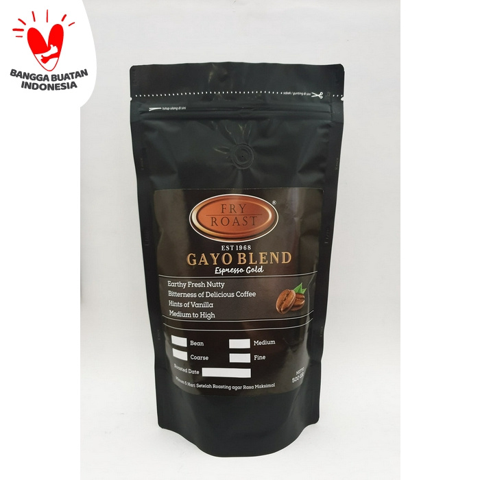 

TERBARU KOPI GAYO BLEND ESPRESSO GOLD 500 GRAM BIJI DAN BUBUK - BIJI