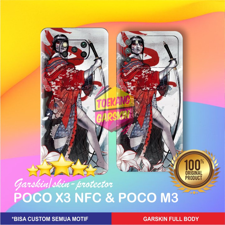 GARSKIN POCO X3 DAN POCO M3 ORIGINAL GARSKIN 002