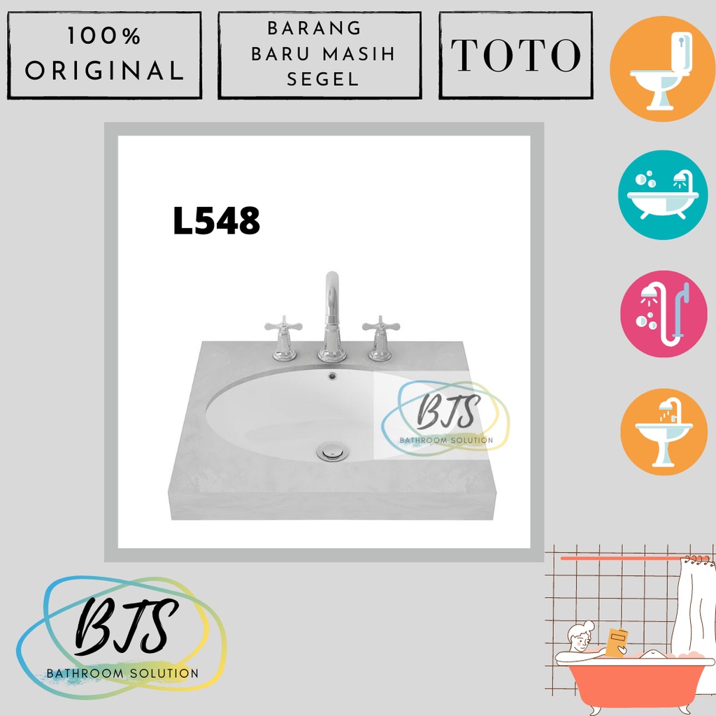 Wastafel meja TOTO L548 / L 548 / 548