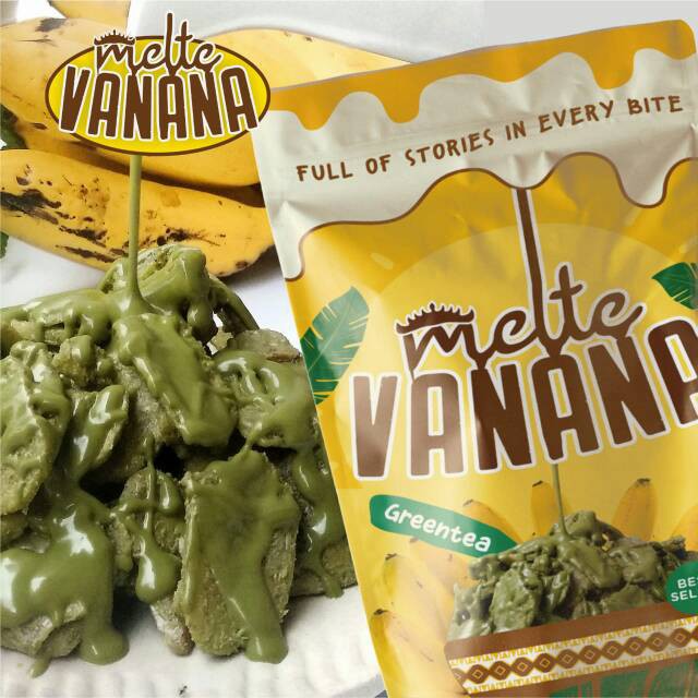 

Keripik Pisang Vanana Melte Chips Lampung Greentea Vanilla Coklat cheese coffe