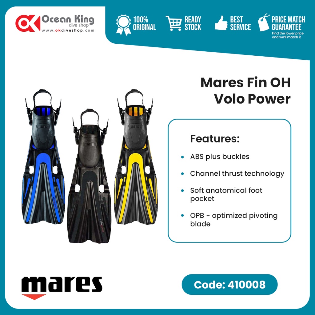 Fin Mares OH Volo Power - Diving Fins