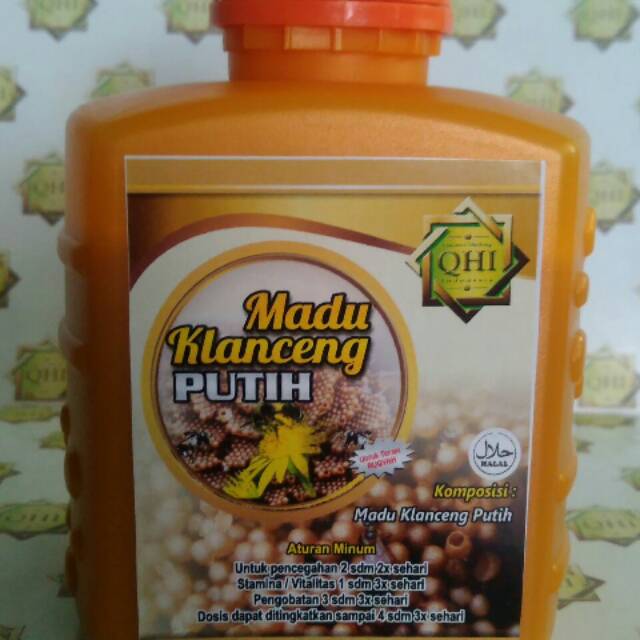 

Madu klanceng putih 1/2kg