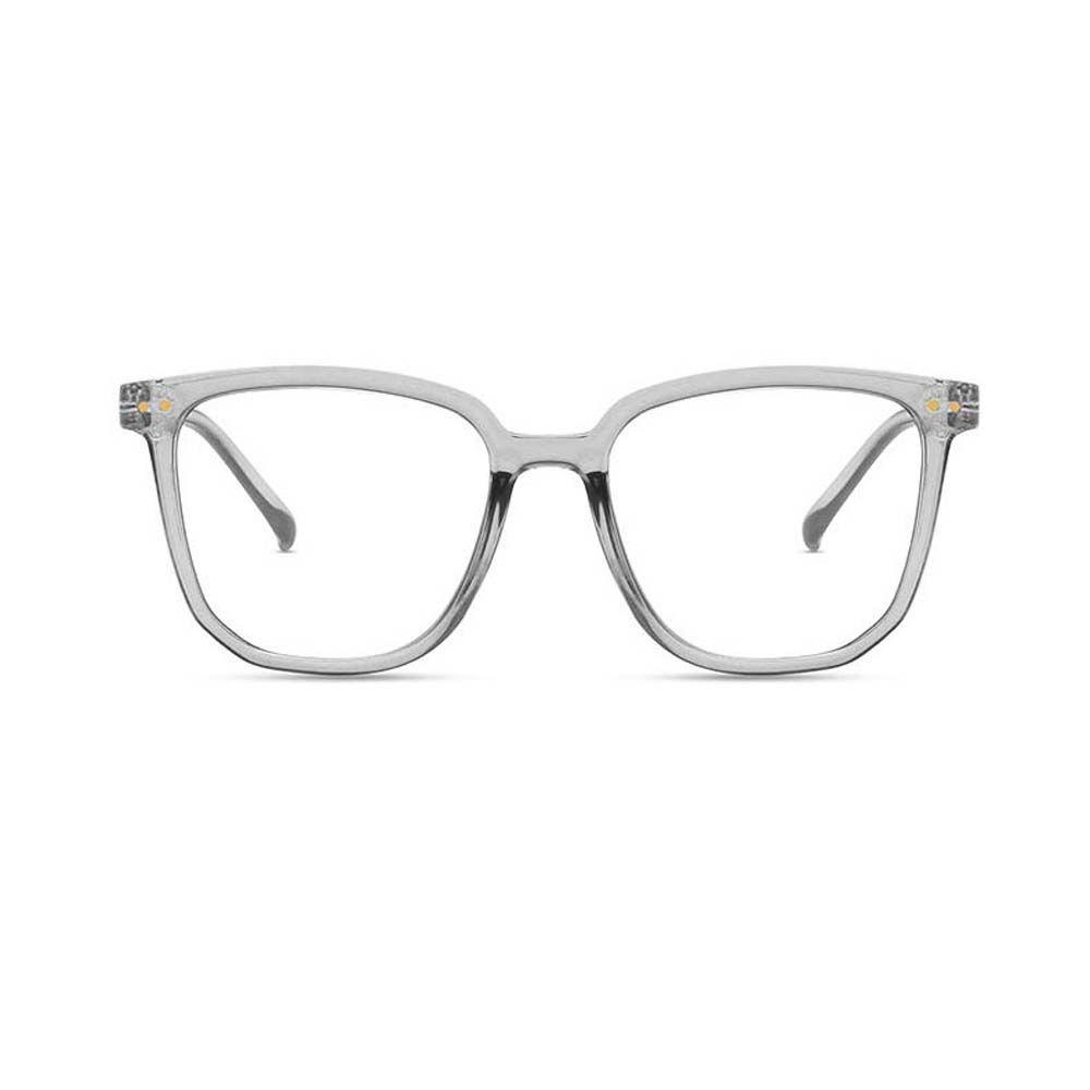 Mxbeauty Kacamata Anti Blue Light Minimalis Untuk Pria Kacamata Lensa Bening Bingkai Hitam Korea Komputer Eyewear Square Men Eyeglasses