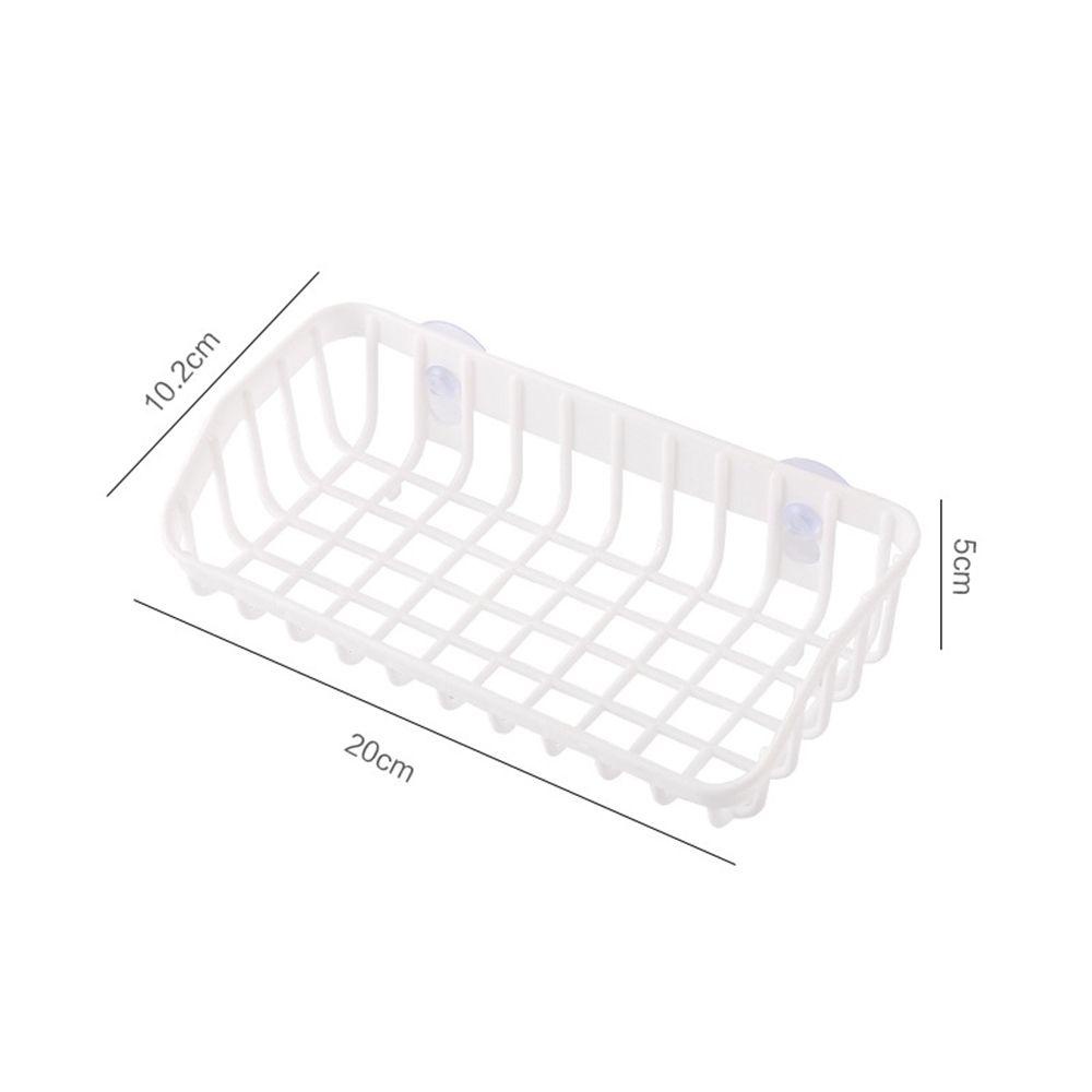 [Elegan] Rak Wastafel Suction Cup Multifungsi Tempat Sabun Cuci Piring Kamar Mandi Holders Drain Rack