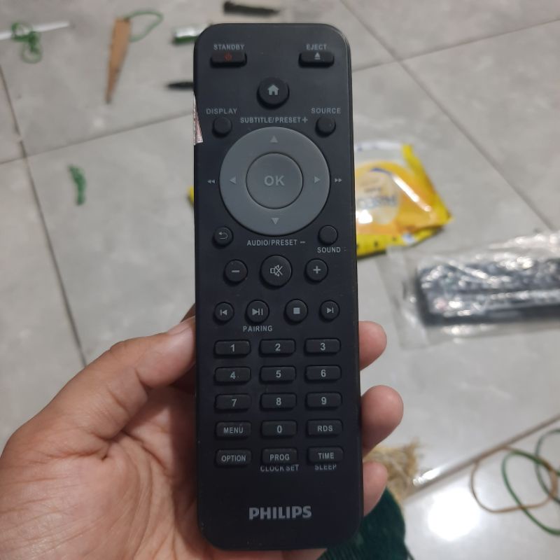 REMOTE REMOT DVD PAIRING PHILIPS ORIGINAL ASLI