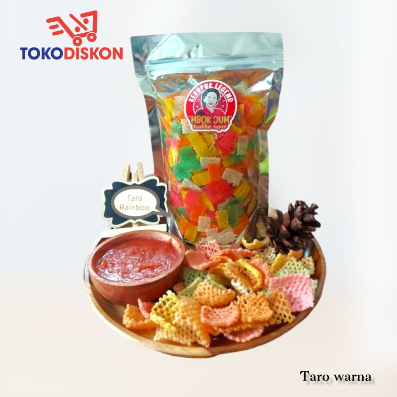

Kerupuk Mentah Krupuk Taro Warna //Kerupuk Termurah