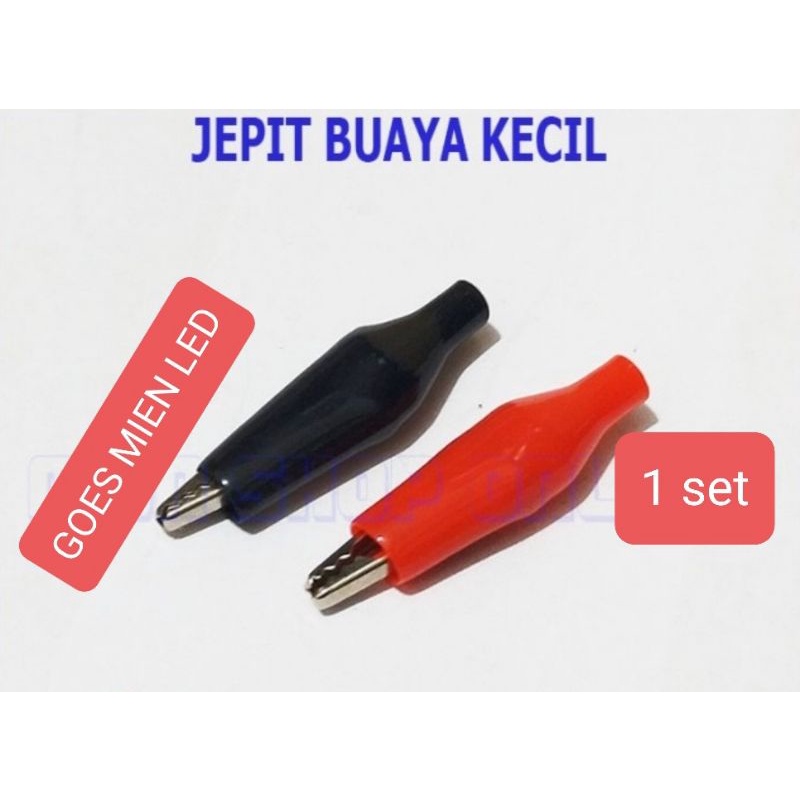 jepit buaya / jepit aki kecil per 10 set