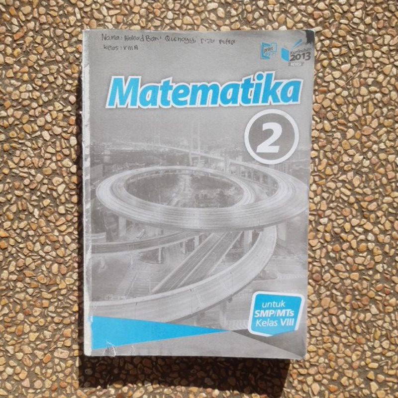 buku Matematika Smp Kelas 7.8.9 revisi kurikulum 13. Erlangga-Mat 8 tanpa sampul