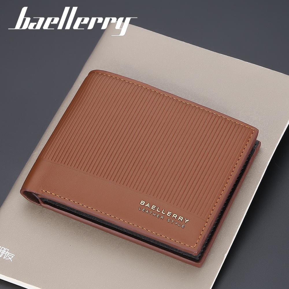 BAELLERRY DR088 Dompet Pria Bahan Kulit PU Leather Premium WATCHKITE WKOS