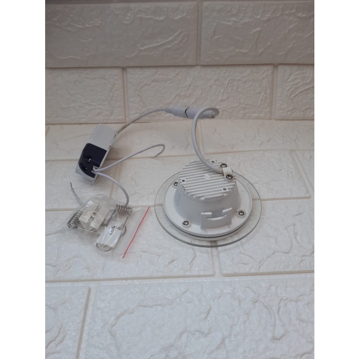 Buruan Downight Panel Light Bulat Kaca 6Watt 6W Ceiling Plafon Audalux Sale