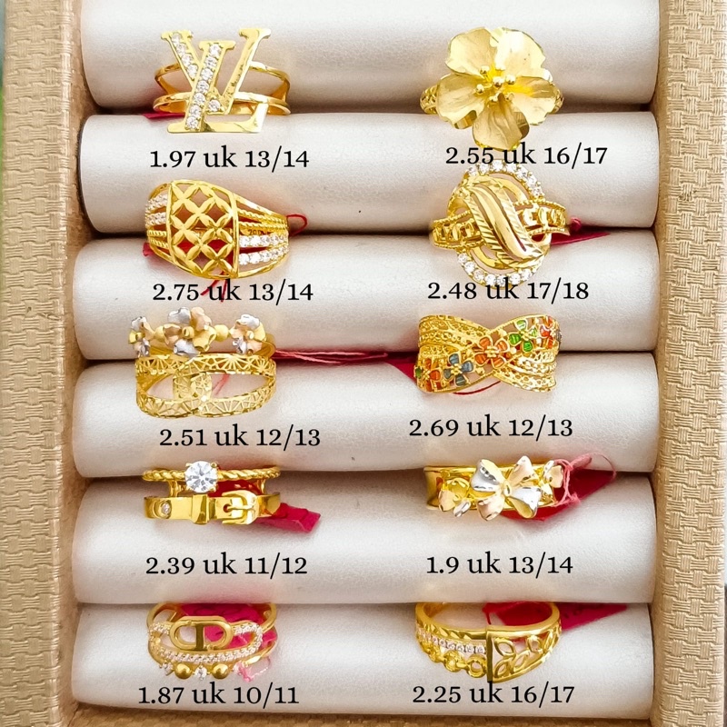 cincin emas asli kadar 700 mahkota