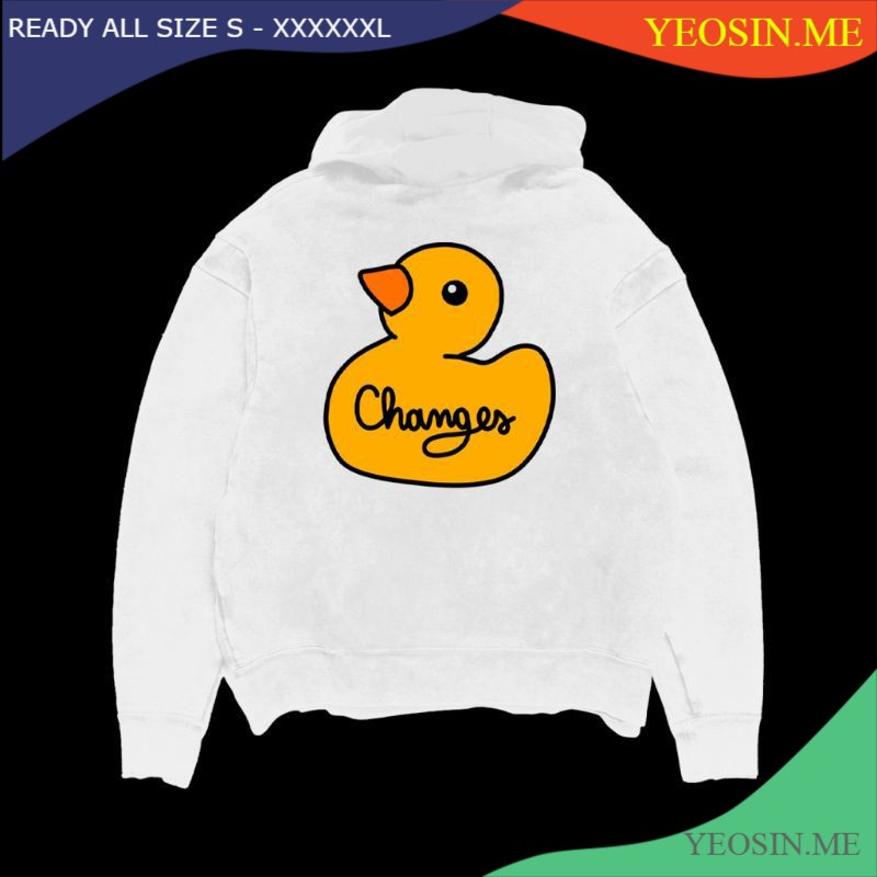 S - XXXXXL(6XL) Hoodie BIEBER CHANGES Hoodie DUCK BIGSIZE Jaket Cute OVERSIZE Justin Bieber Unisex
