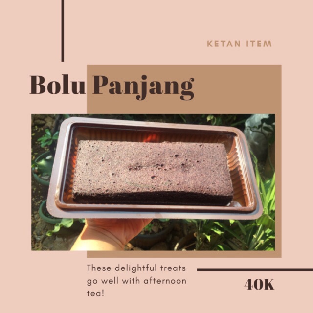 

Bolu Panjang Ketan Item / Pisang / Susu