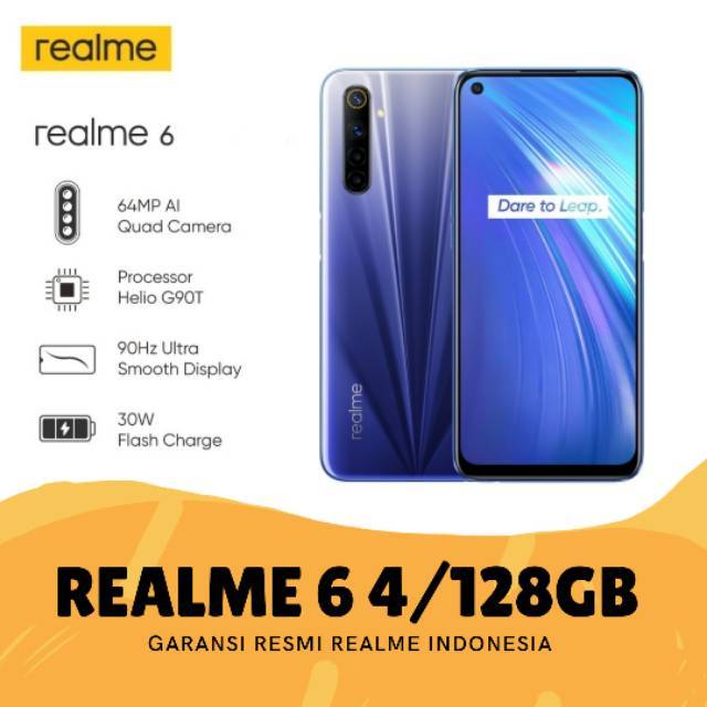REALME 6 RAM 4GB ROM 128GB GARANSI RESMI