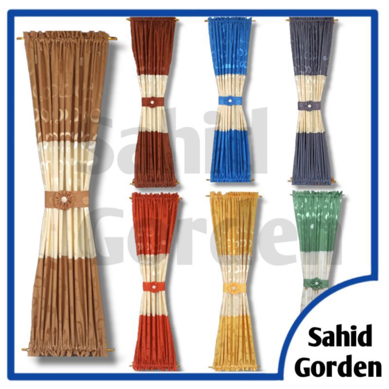 Gorden ikat kupu kupu premium ikat pita jendela kaca minimalis modern terbaru murah terlaris