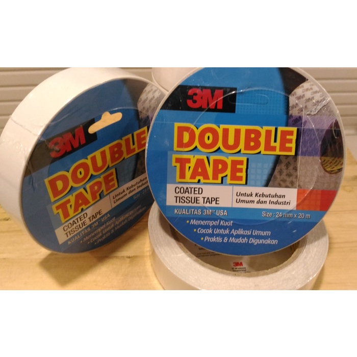 

Mudah Double Tape 9085 Coated Tissue 24 Mm X 20 Mtr Berkualitas